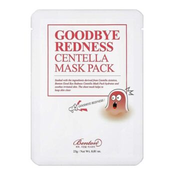 benton goodbye redness centella mask pack  pcs e