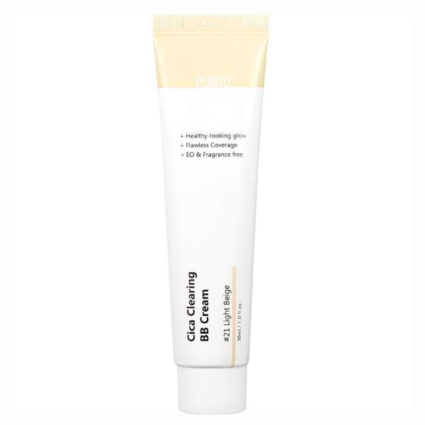 Purito Cica Clearing BB Cream, 30ml, SPF38 - 21 Light beige