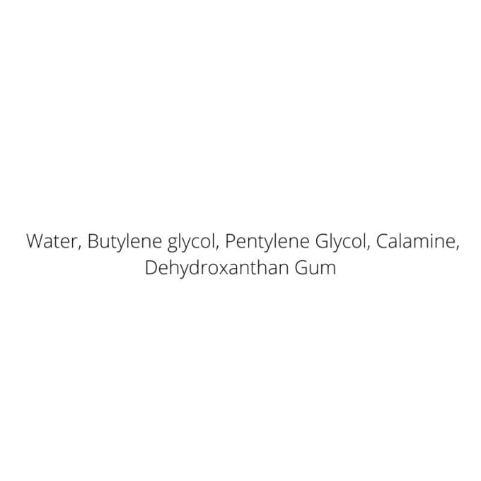 Water Butylene glycol Pentylene Glycol Calamine Dehydroxanthan Gum