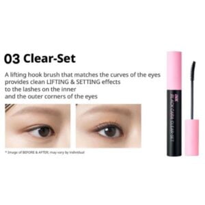 PERIPERA Tinte Mascara – Schwarz, Wasserfest, Curling & Verlängernd, 0,28 Fl Oz / 8,3 Ml