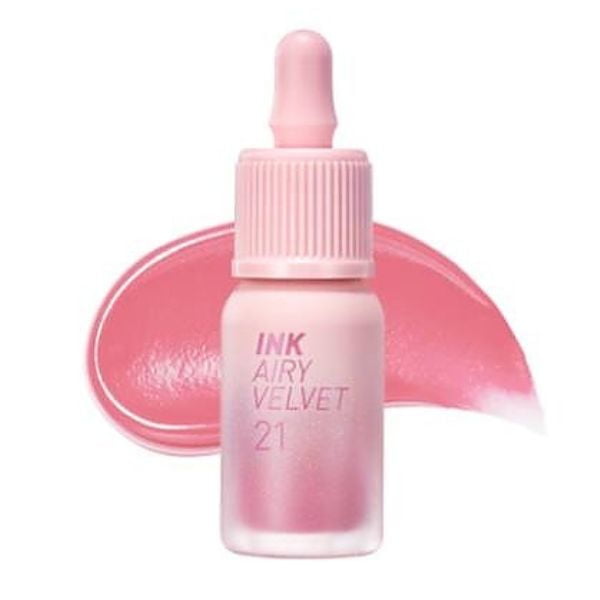 Peripera Airy Velvet, 4g, Ruj lichid semimat - 21 Fluffy Peach