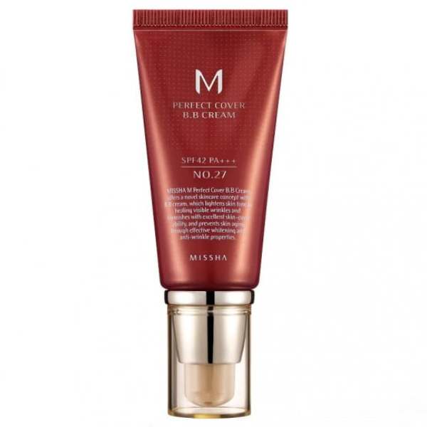 Missha Perfect Cover BB Cream SPF42 PA+++, 50ml - 27 Honey Beige