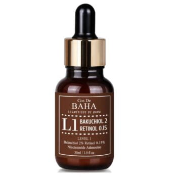 Cos de Baha Bakuchiol 2% + Retinol 0.5% Serum, 30ml, L1