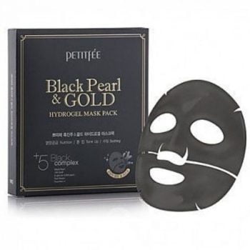 Petitfee Black Pearl and Gold Hydrogel Face Mask