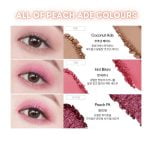 Unleashia Glitterpedia Eye Palette, 07 All Of Peach Ade