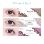 Unleashia Glitterpedia Eye Palette, 04 All Of Lavender Fog