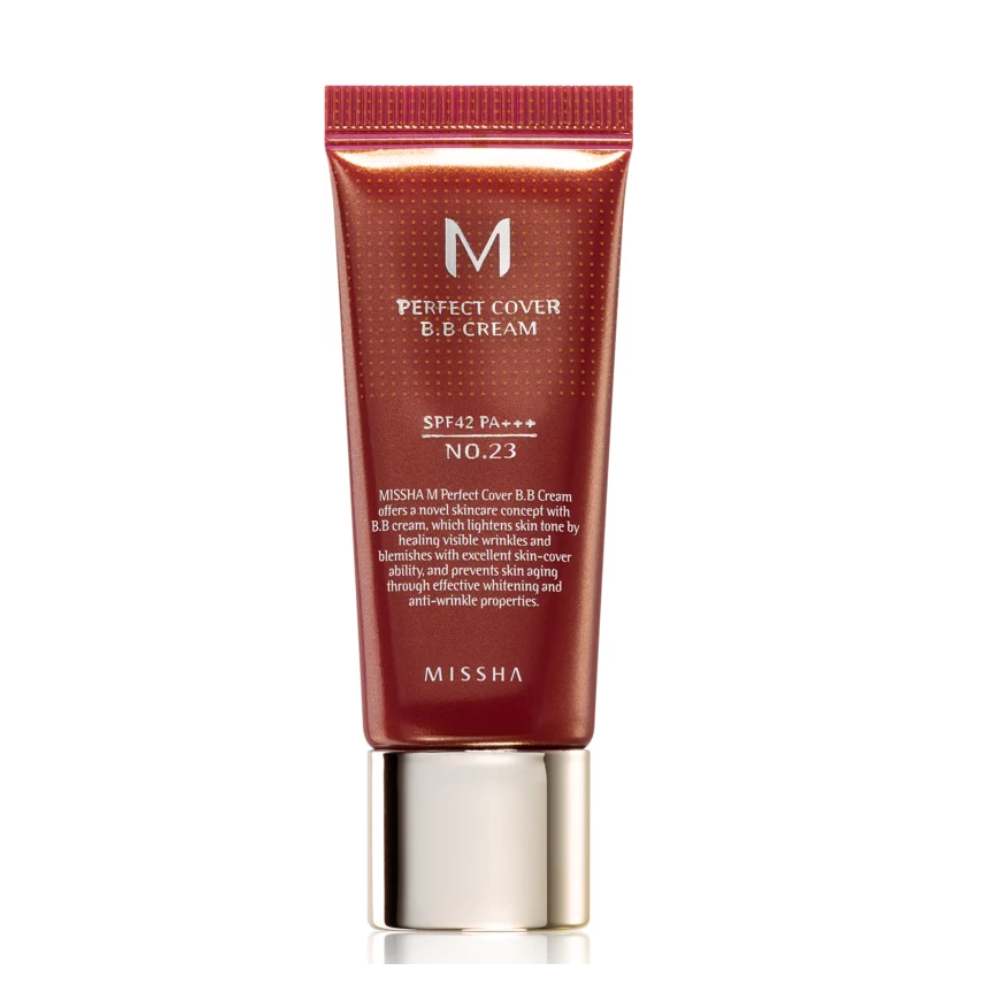 Missha Perfect Cover BB Cream SPF42 PA+++, 20ml (VARIANTA MINI) - 23 Natural beige