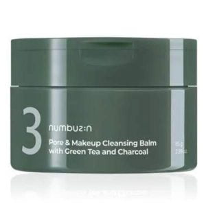 Numbuzin-No.3-Pore-Makeup-Cleansing-Balm-Green-Tea-Charcoal-85g