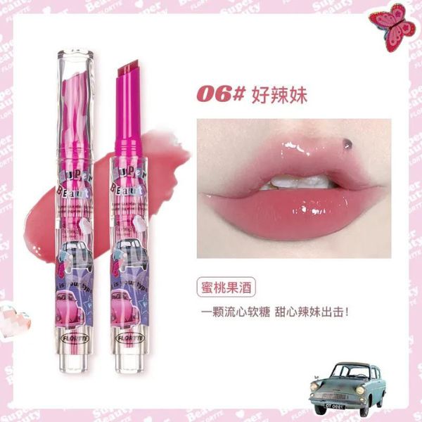 Flortte Heart-shaped Lipstick, 1.5g - 06 So Hot