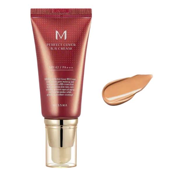 Missha Perfect Cover BB Cream SPF42 PA+++, 50ml - 29 Caramel Beige