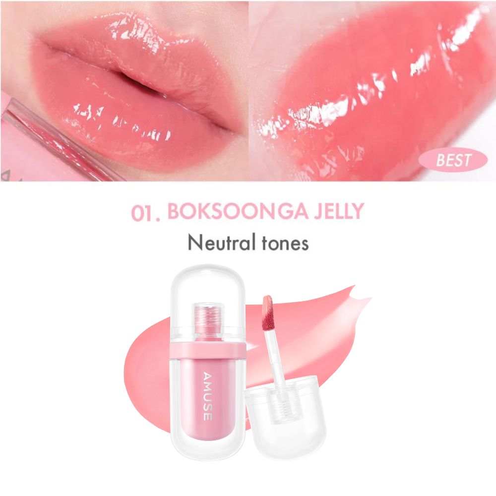 Amuse Jel-Fit Tint, 3.8g - 01 Boksoonga Jelly