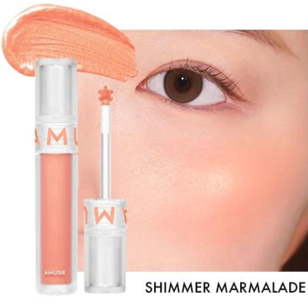 Amuse Soft Cream Cheek, 3g - 04 Shimmer Marmalade