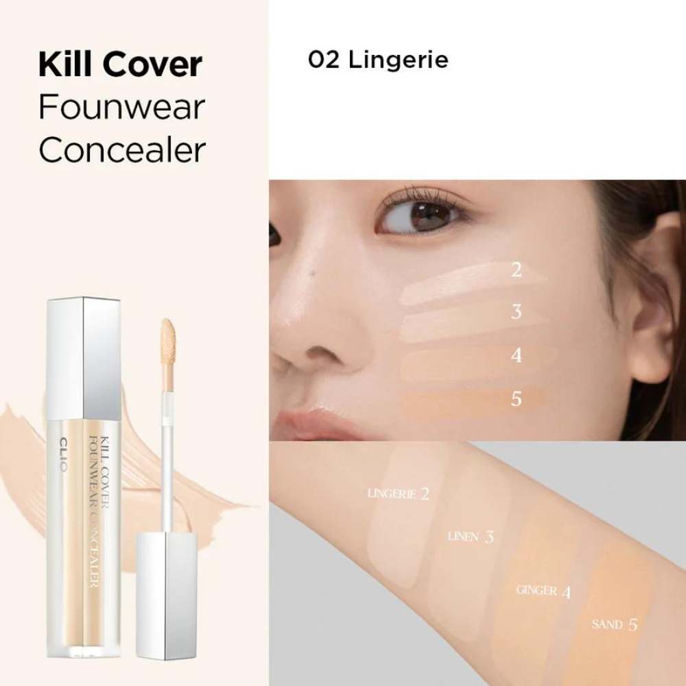 Clio Kill Cover Founwear Concealer - 02 Lingerie