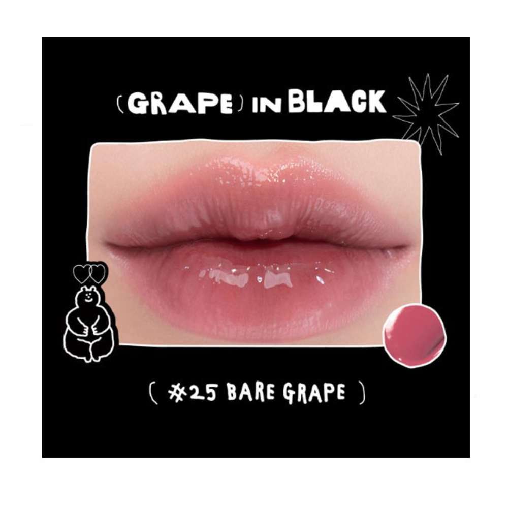 Romand X Inapsquare Black Spectrum Juicy Lasting Tint - 25 BARE GRAPE