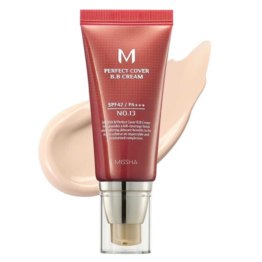 Missha Perfect Cover BB Cream SPF42 PA+++, 50ml - 13 Bright Beige