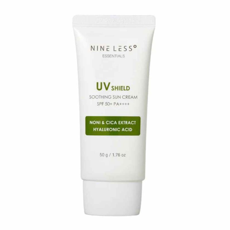 Nine Less Essentials UV Shield Soothing Sun Cream SPF 50+ PA++++, 50ml