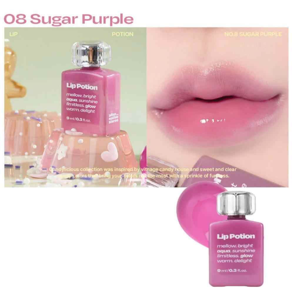 Alternative Stereo Lip Potion Aqua Glow, 9ml - 08 Sugar Purple