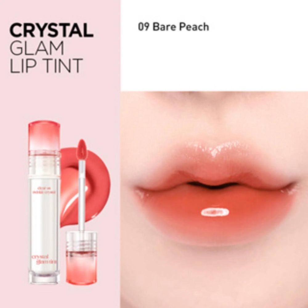 Clio Crystal Glam Tint - 09 Bare Peach