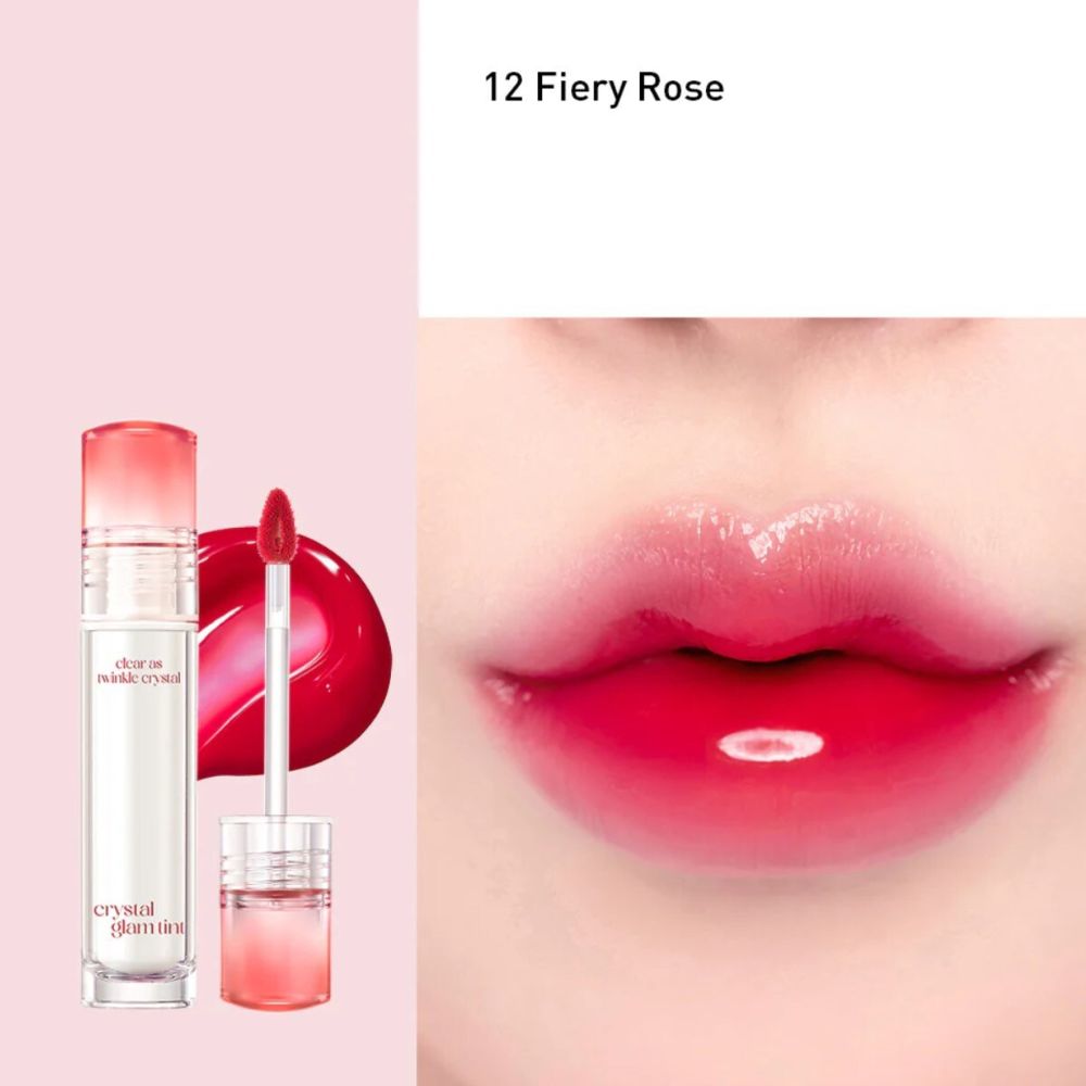 Clio Crystal Glam Tint - 12 Fiery Rose