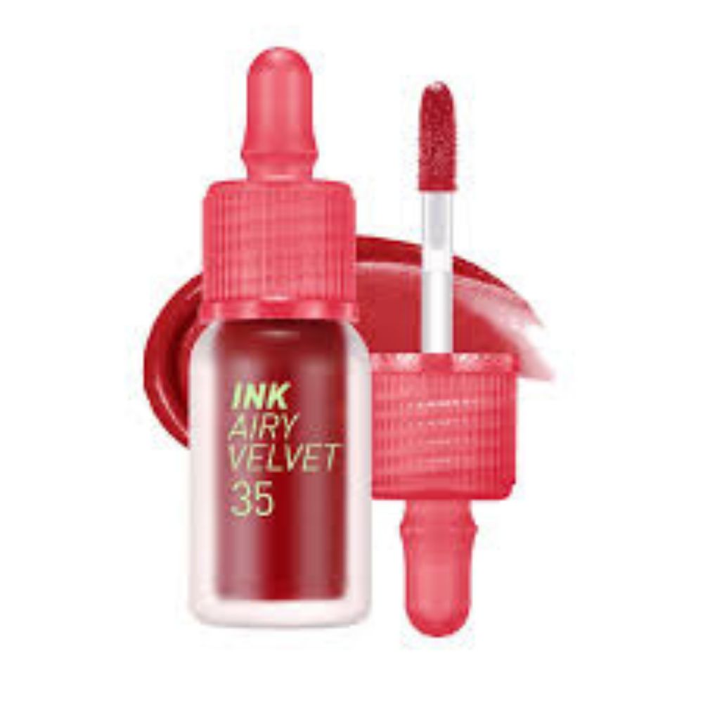 Peripera Airy Velvet, 4g, Ruj lichid semimat - 35 Cherry Rose