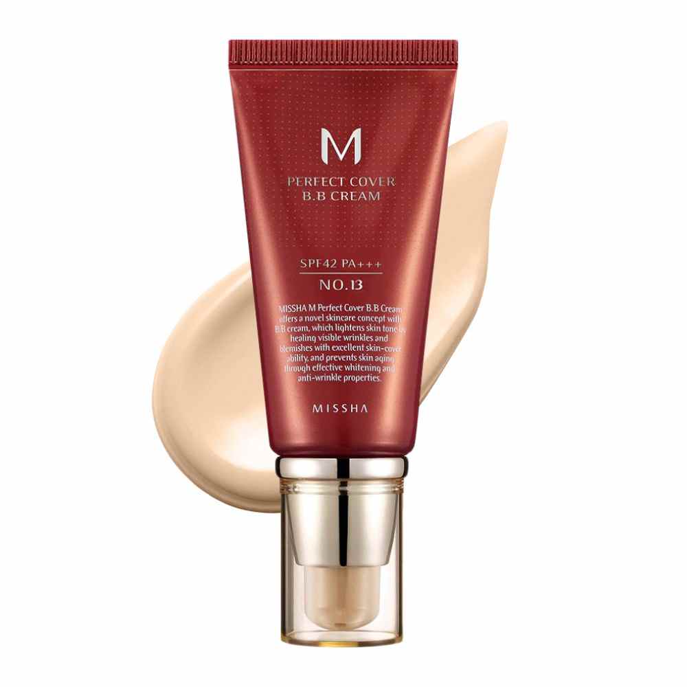 Missha Perfect Cover BB Cream SPF42 PA+++, 20ml (VARIANTA MINI) - 13 Bright Beige