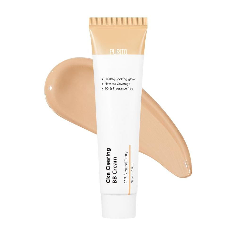 Purito Cica Clearing BB Cream, 30ml, SPF38 - 13 Neutral Ivory