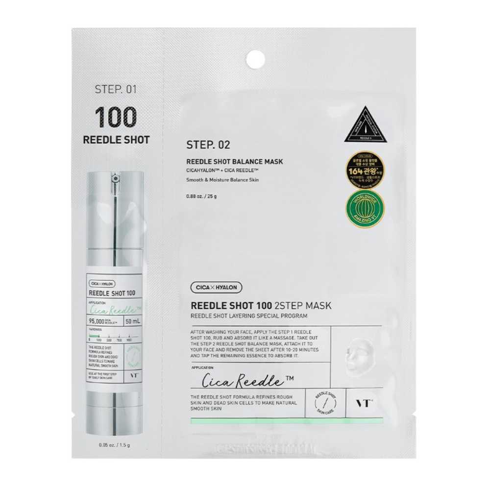 VT Cosmetics Mild Reedle Shot 100 2-Step Mask