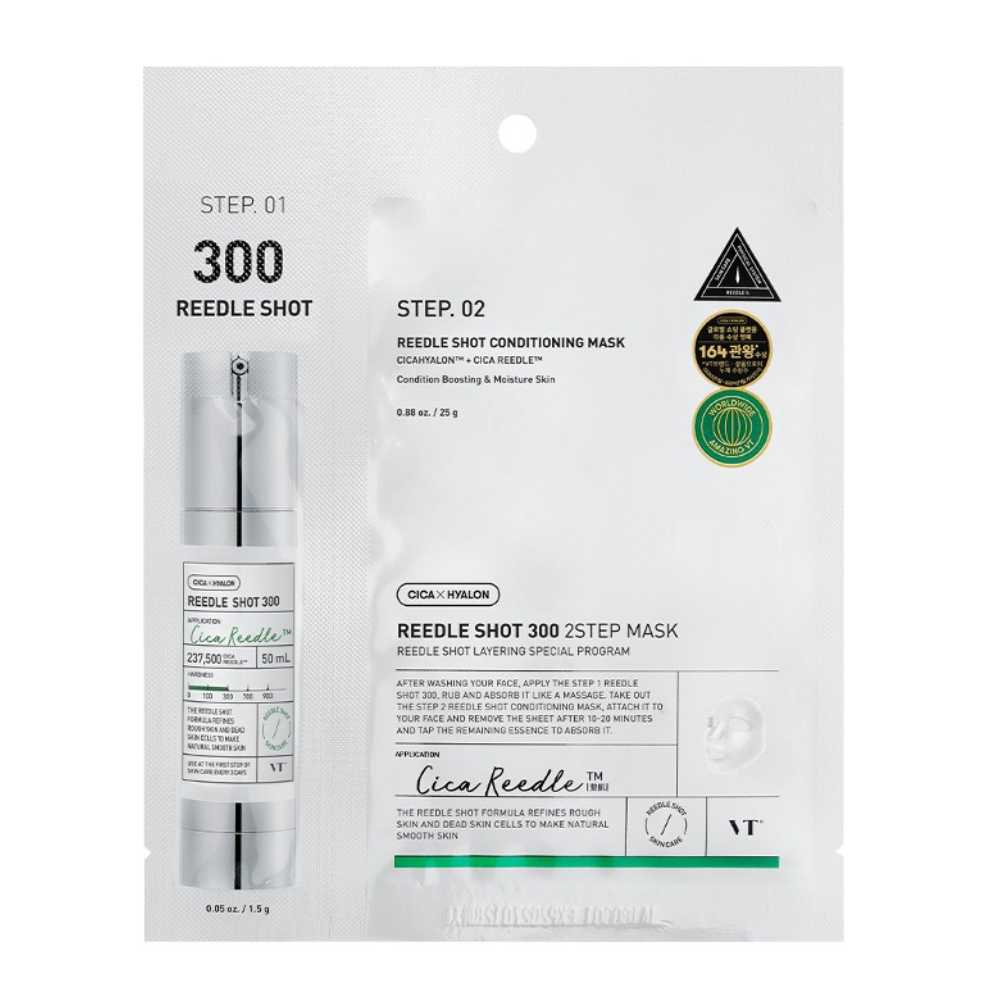 VT Cosmetics Mild Reedle Shot 300 2-Step Mask