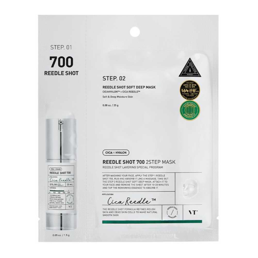 VT Cosmetics Mild Reedle Shot 700 2-Step Mask