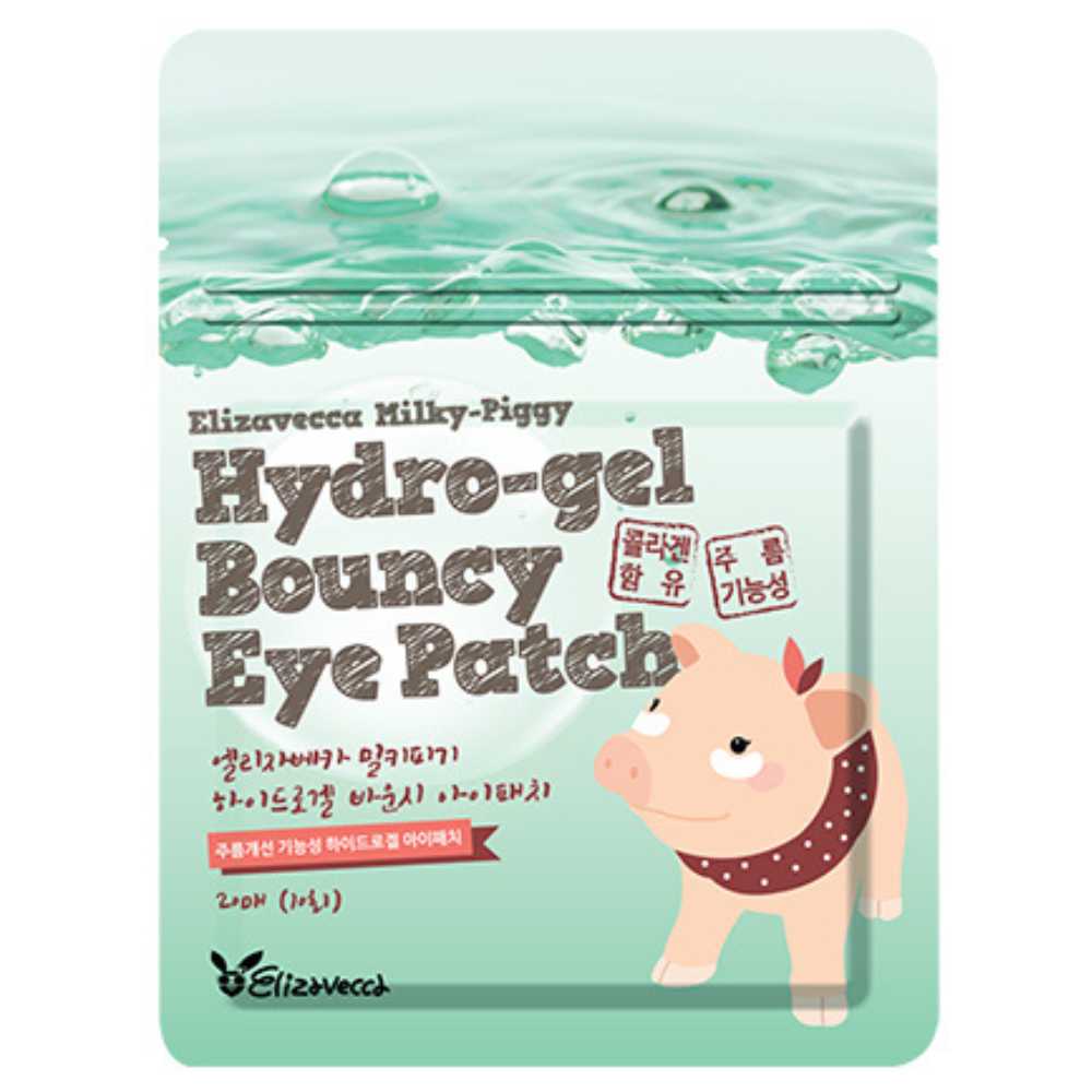 Elizavecca Milky Piggy Hydro-gel Bouncy Eye Patch, 20pcs