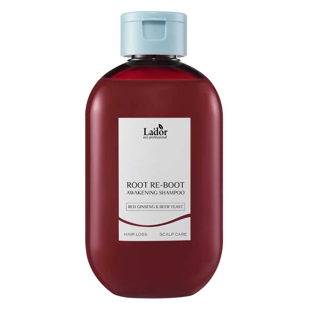 Lador Root Re-boot Awakening Shampoo Red Ginseng and Beer Yeast - 300ml